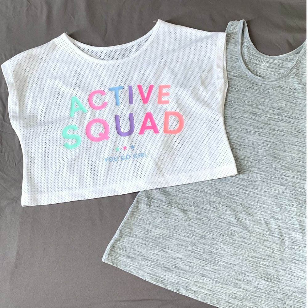 H&M | 2 PIECE TANK TOP | GIRLS 10/12yrs